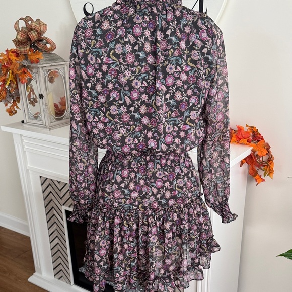 Skylar + Madison Floral Long Sleeve Dress - Picture 4 of 6